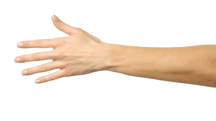 Changes on the hands